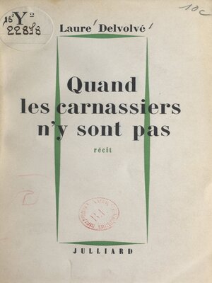 cover image of Quand les carnassiers n'y sont pas
